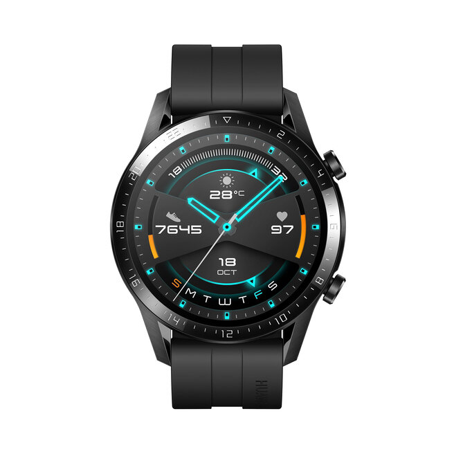 Smartwatch Huawei Watch Gt 2 LTN-B19 Matte Black Black imagine noua