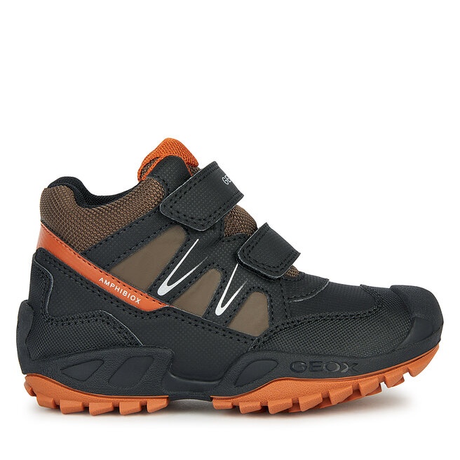 Śniegowce Geox J New Savage Boy B A J261WA 0CEFU - M Czarny
