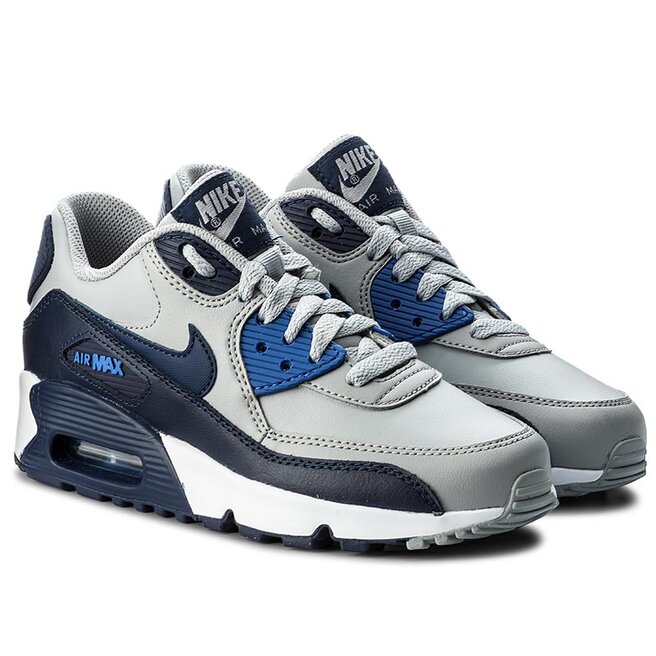 ÐÐ·ÑÑÑÑ Nike Air Max 90 Ltr (Gs) 833412 009 Wolf Grey/Binary Blue â¢ Eobuv.com.ua