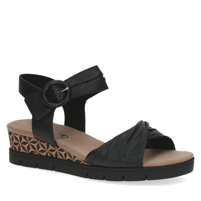 Caprice Szandál Caprice 9-28700-20 Black Softnap. 40