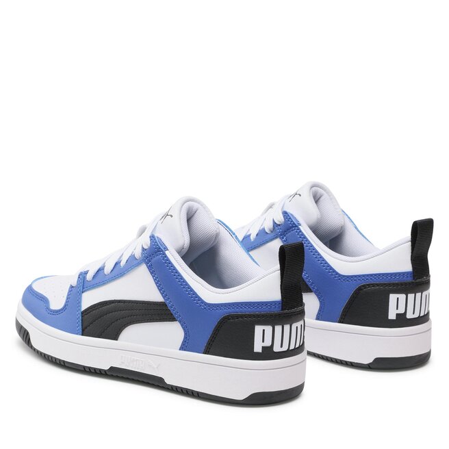 Puma Sneakersy Puma Rebound Layup Lo Sl Jr 370490 19 Puma White-Puma Black-Royal Sapphire