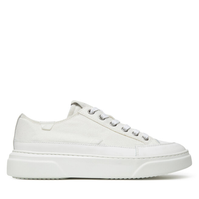 Trampki Inuikii Canvas Lex Low - Biały