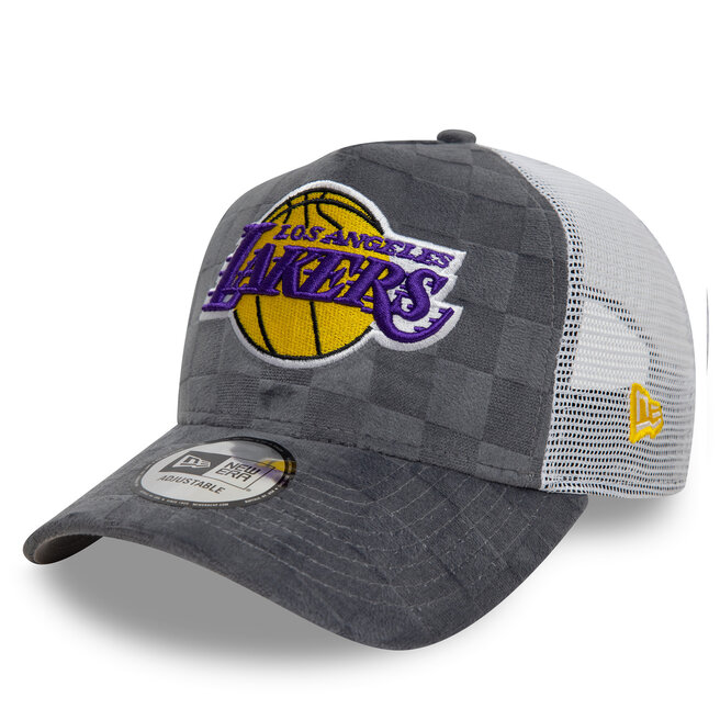 Czapka z daszkiem New Era Los Angeles Lakers Tonal Check - Szary