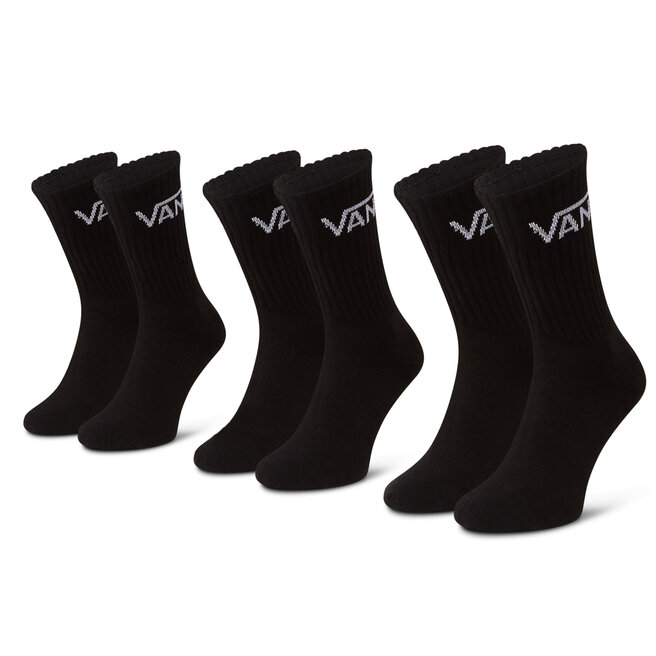 Vans Набір з 3 пар низьких шкарпеток unisex Vans Mn Classic Crew VN000XRZ Black BLK1