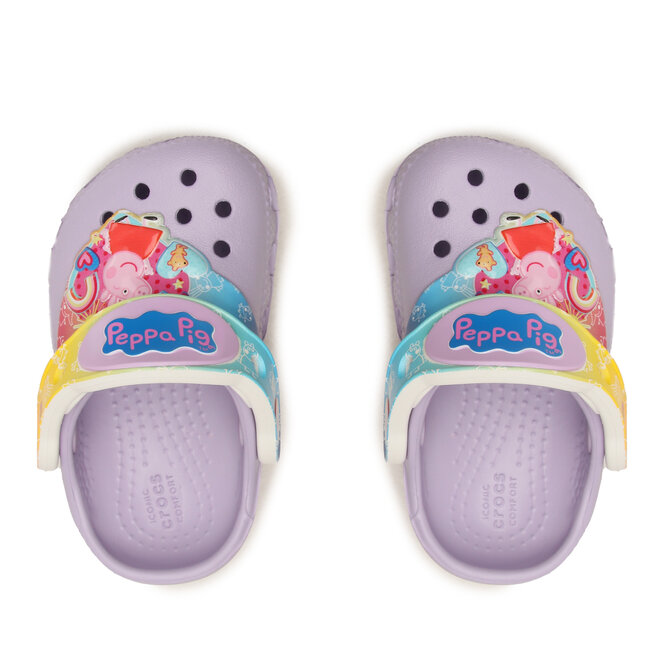 Crocs Papucs Crocs Cls Fl Iam Peppa Pig Cgt 207915 Lavender