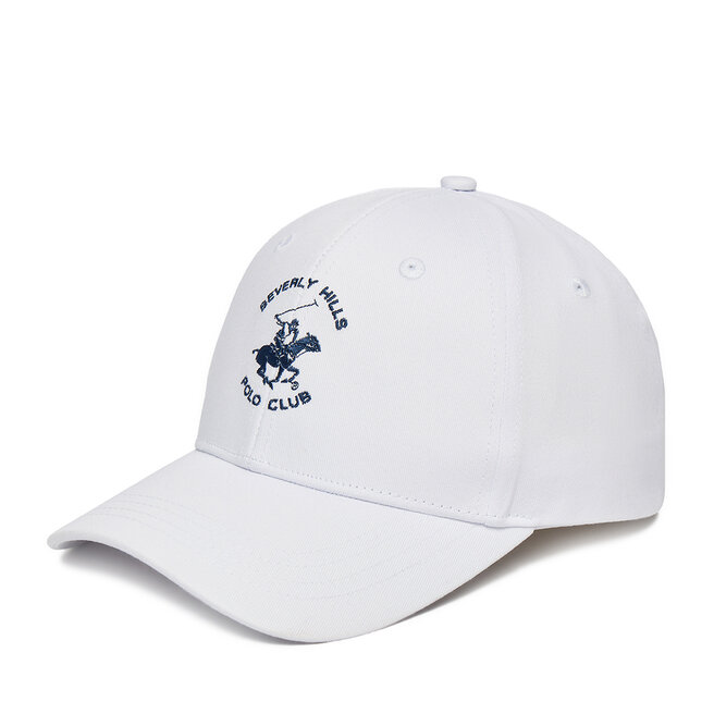 Czapka z daszkiem Beverly Hills Polo Club CWBEO-BHPC-U3-003-SS26 Biały -