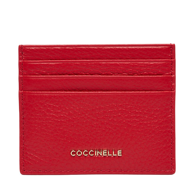 Etui na karty kredytowe Coccinelle MW5 Metallic Soft E2 MW5 12 95 01 Czerwony -