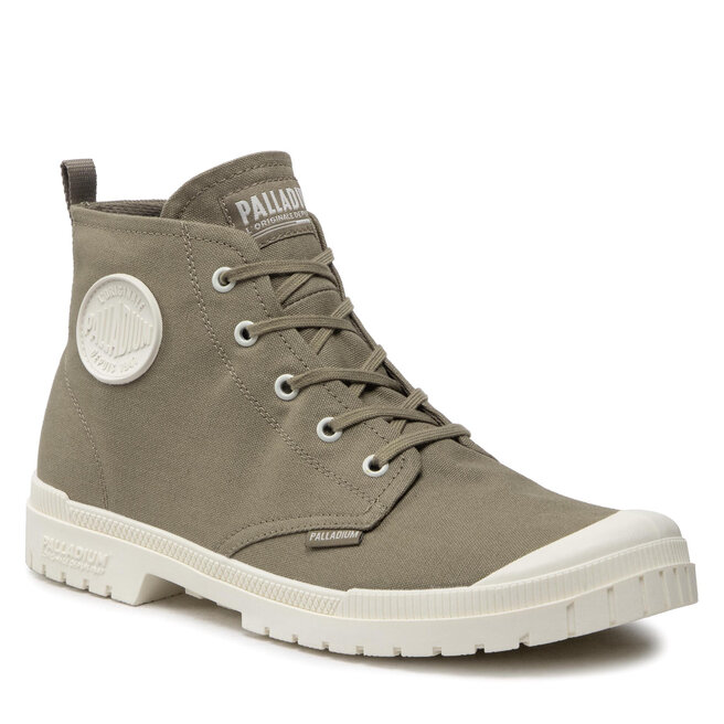 Palladium Turistická obuv Palladium Pampa Sp20 Hi Cvs 76838-258-M Duskygrn/Marshmallow 1