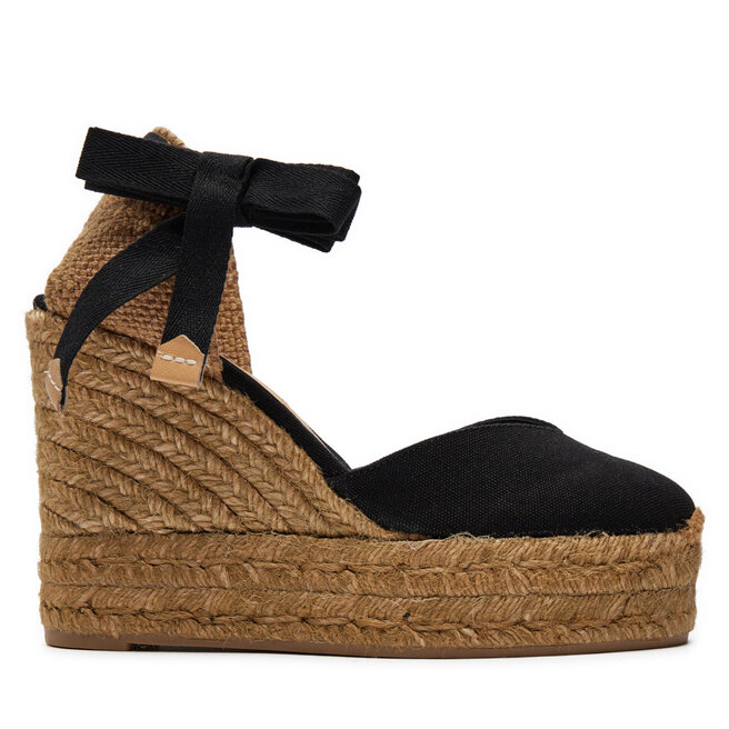Espadryle Castañer Chiara T/8Ed/001 - Czarny