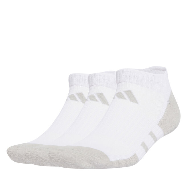 Zestaw 3 par niskich skarpet unisex adidas Ess Cc Low 3P - Biały