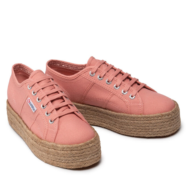 Superga Espadrilky Superga 2790 Rope S51186W Pink Dusty Wde