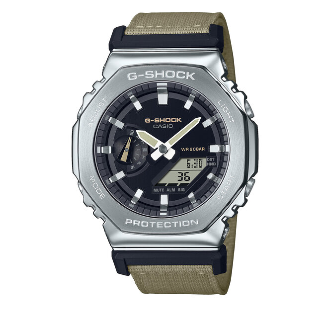 Ρολόι G-Shock GM-2100C -5AER Silver/Beige