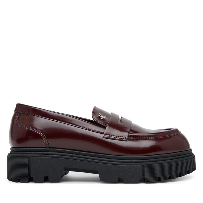 Półbuty Calvin Klein Scarpa Bassa - Bordowy
