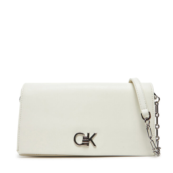 Torebka Calvin Klein Re-Lock Mini Conv - Biały