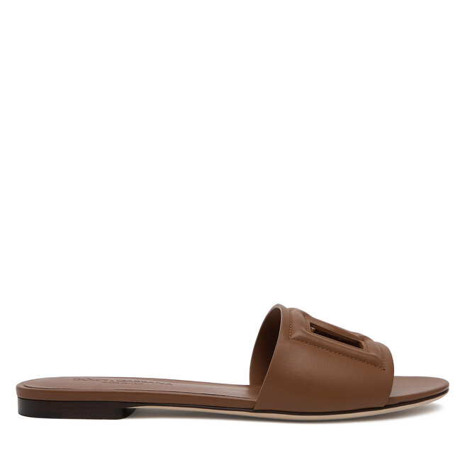 Klapki Dolce&Gabbana CQ0436 - Brązowy