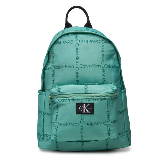 Plecak Calvin Klein Jeans City Grid Aop - Zielony