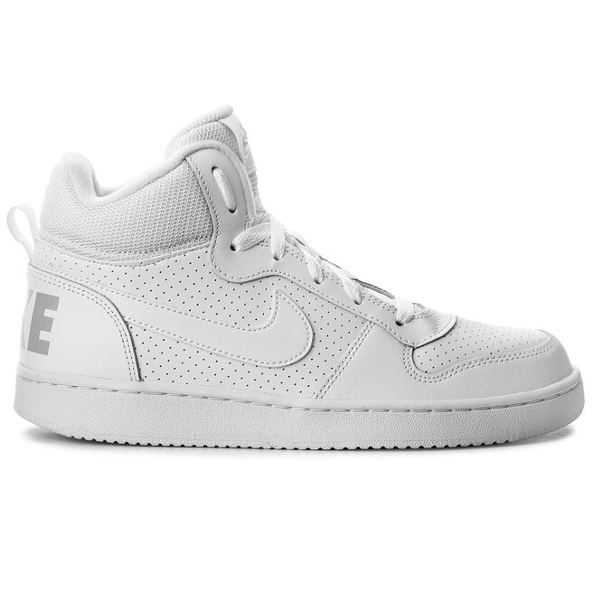 Schuhe Nike Court Borough Mid (GS) 839977 100 White/White/White