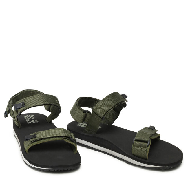 Jack Wolfskin Sandali Jack Wolfskin Outfresh Sd M 4039441 Khaki/Black