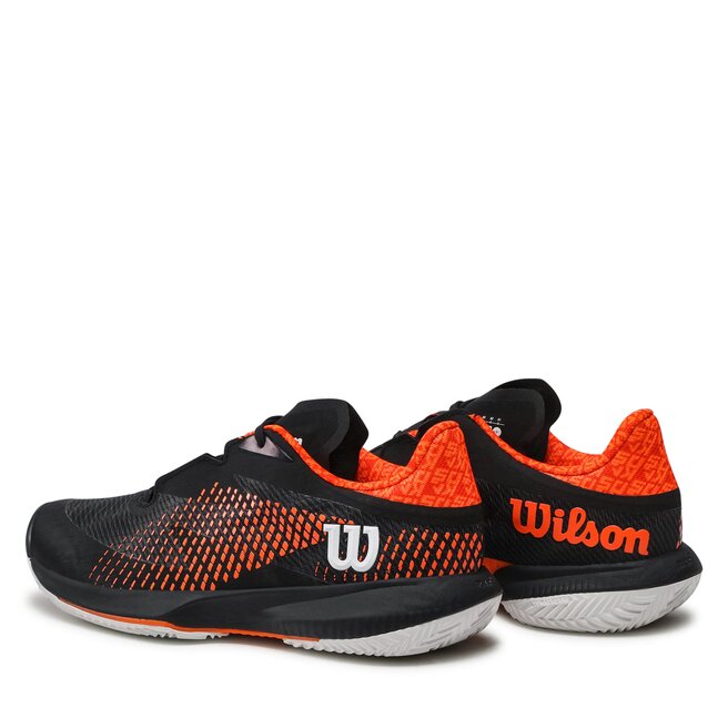 Wilson Pantofi Wilson Kaos Swift 1.5 Clay WRS331070 Black/Phantom/Ch Orange