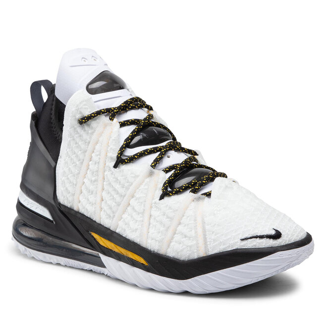 Batai Nike Lebron XVIII CQ9283 100 White/Amarillo/Black • Www.eavalyne.lt