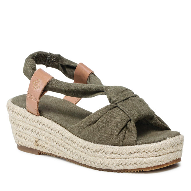 Espadrile Gant Bohowill 24569682 Dark Olive G710 24569682 imagine noua