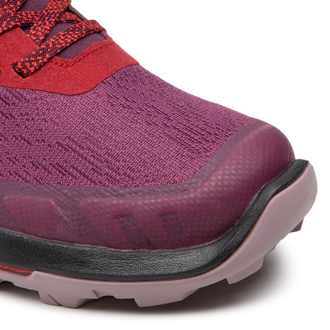 Salomon Туристически Salomon Outpulse Mid Gtx GORE-TEX W 416256 20 V0 Grape Wine/Vanilla Ice/Poppy Red