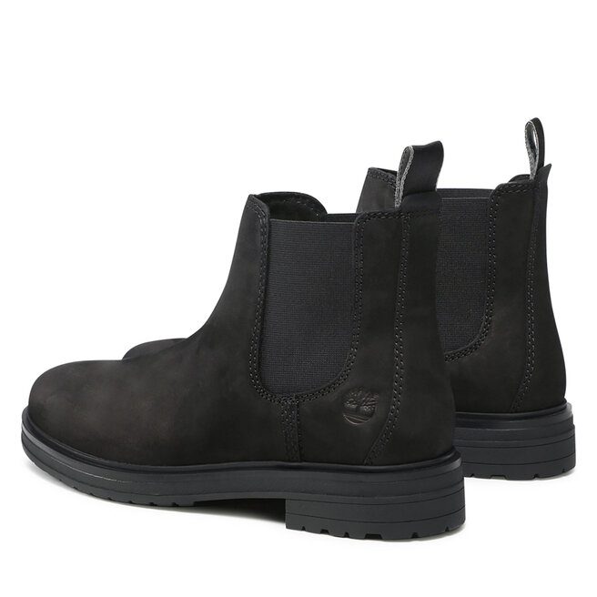 Timberland Боти тип челси Timberland Hannover Hill TB0A2KSK001 Black Nubuck