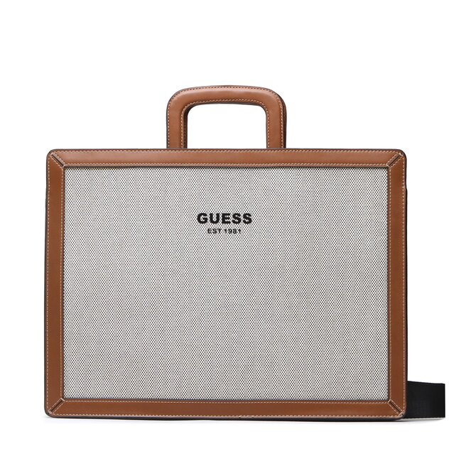 Geantă pentru laptop Guess New Wanderluxe HMNEWW P3238 BRO BRO