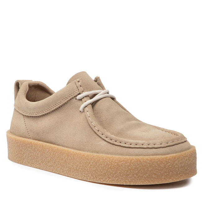 Pantofi Tommy Jeans Suede Shoe EM0EM01035 Savannah Sand ACM ACM imagine noua