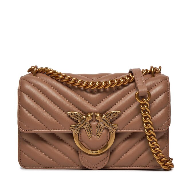 Pinko Geantă Pinko Love One Mini Dc AI 23-24 PLTT 100074 A0GK Beige D01Q