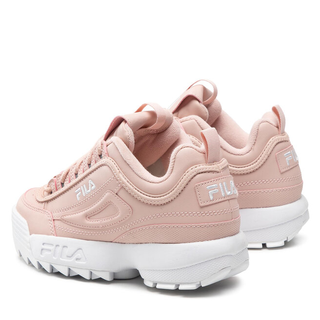 Peach fila top shoes