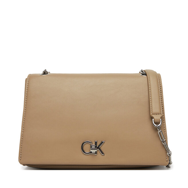 Torebka Calvin Klein Ck Medium Conv Chain Bag - Beżowy