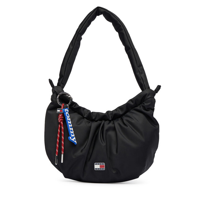 Torebka Tommy Jeans Tjw Icon Charms Shoulder Bag AW0AW18780 Czarny -