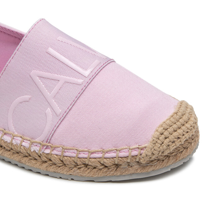 Alpargatas Calvin Klein Jeans Espadrille Roped Toe Co YW0YW0151 Pearly Pink  TN9 • 