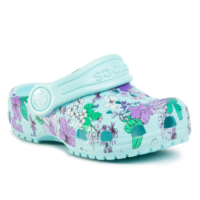 crocs floral clog