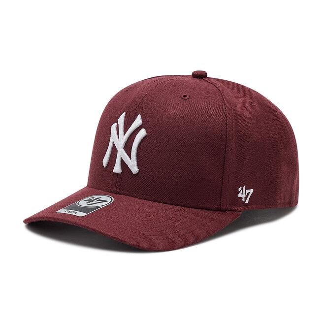 Καπέλο Jockey 47 Brand Mlb New York Yankees Cold Zone B-CLZOE17WBP-KM Dark Maroon