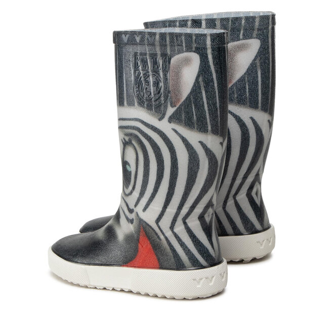 Boatilus Gummistiefel Boatilus Nautic Rain Boot VAR.126 Zebra Grey