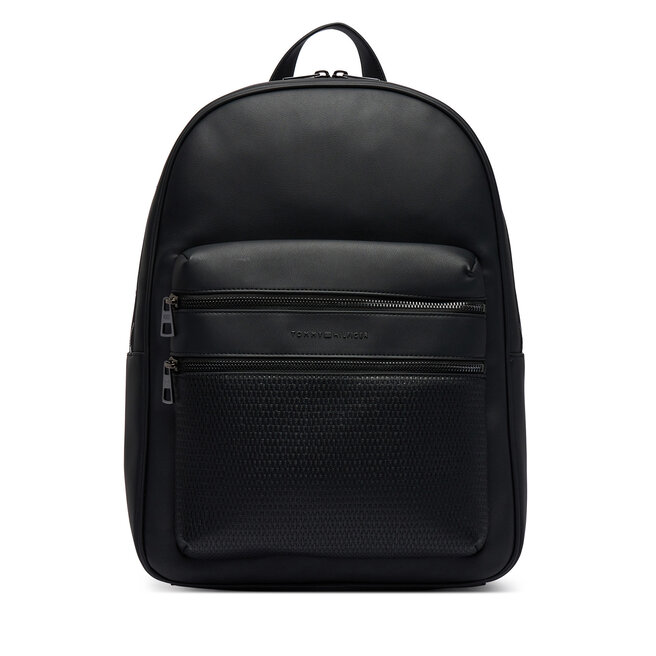 Plecak Tommy Hilfiger Th Woven Backpack AM0AM14093 Czarny -
