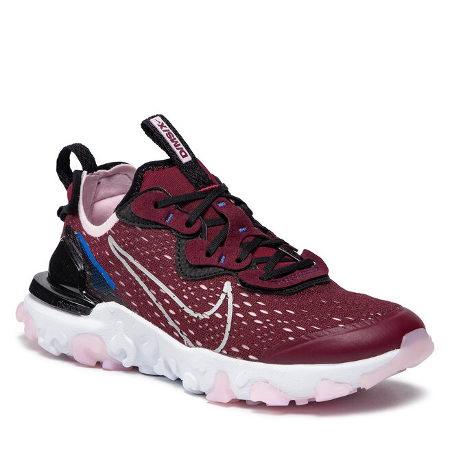 Nike Pantofi Nike React Vision (Gs) CD6888 600 Dark Beetroot/Metallic Silver