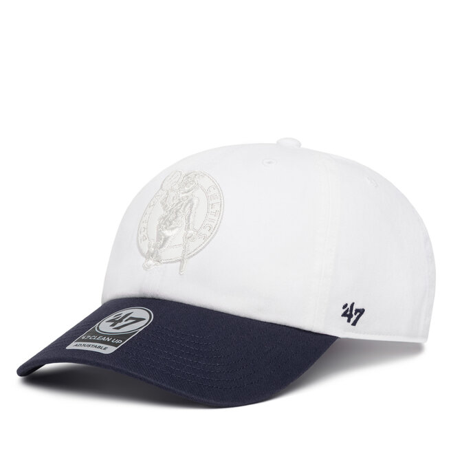 Czapka z daszkiem 47 Brand NBA Boston Celtics '47 x Tommy Hilfiger Courtside '47 Clean Up - Biały