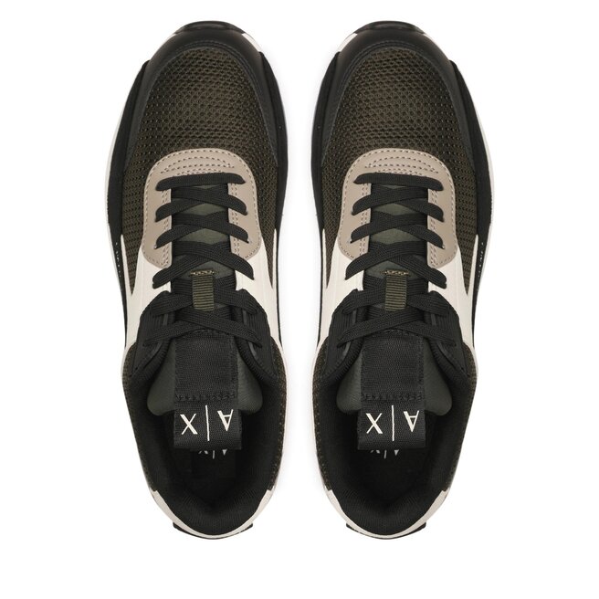 Sneakers Armani Exchange XUX121 XV540 M218 Dark Green/Off White