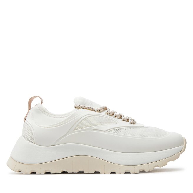 Sneakersy Calvin Klein Runner Lace Up Caging - Biały