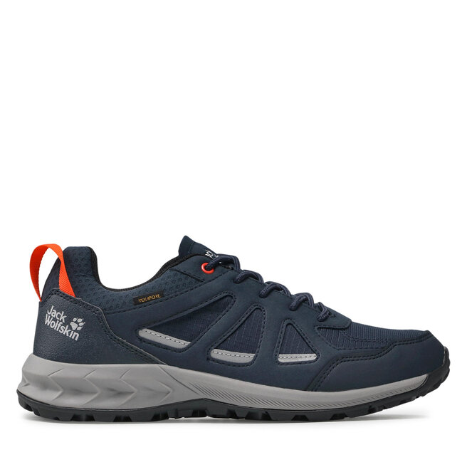 Jack Wolfskin Trekingová obuv Jack Wolfskin Woodland 2 Texapore Low M 4051271 Dark Blue/Red