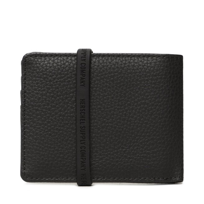 Herschel Portafoglio grande da uomo Herschel Roy Vegan Leather 11163-00001 Black