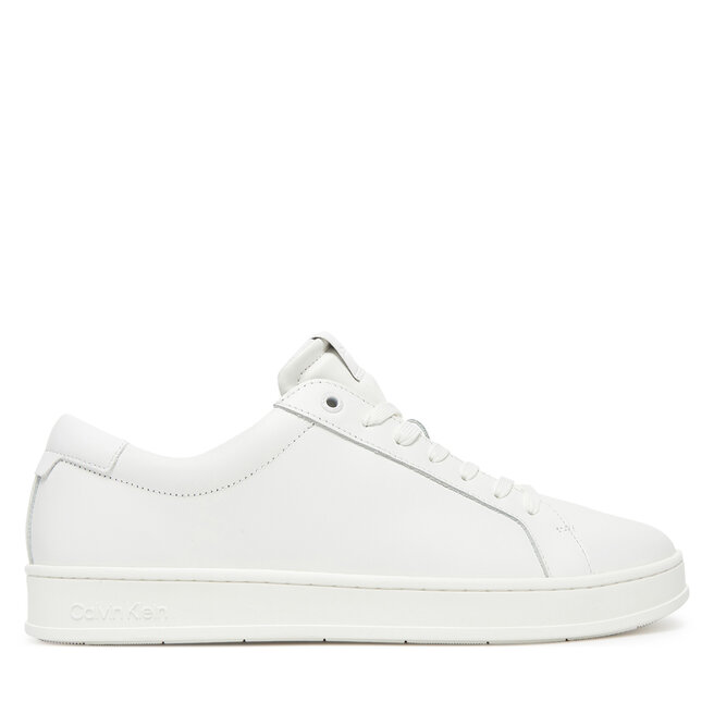 Sneakersy Calvin Klein Low Top Lace Up Lth - Biały