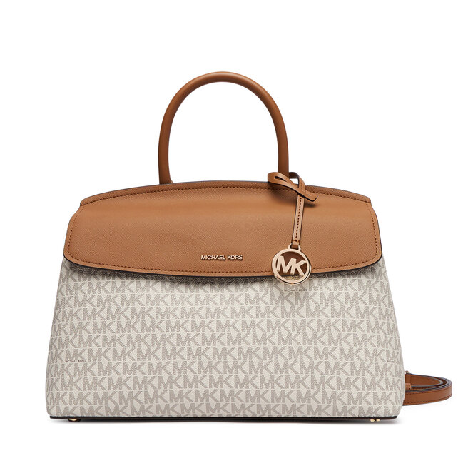 Torebka MICHAEL Michael Kors 30T6GX7S2B Kremowy -