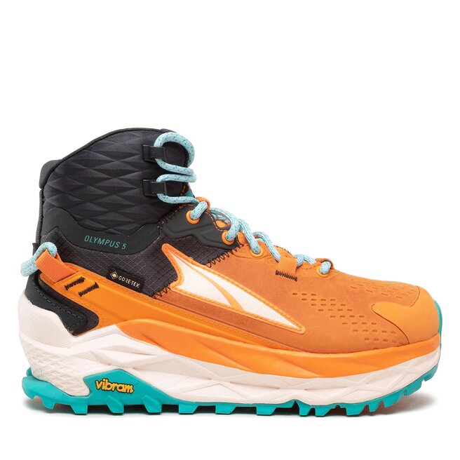 Altra Trekingová obuv Altra W Olympus 5 Hike Mid Gtx GORE-TEX AL0A7R7528010 Gray/Orange