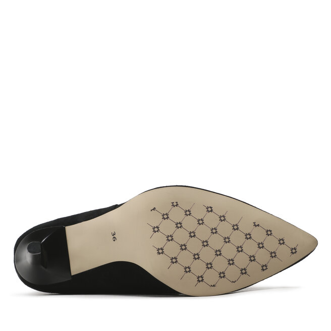 Karino Pantofi cu toc subțire Karino 4585/3-P Czarny/Welur