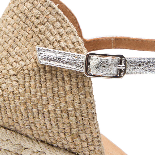 Unisa Espadrile Unisa Castilla 19 Se Silver/Selenium