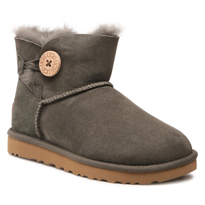 Pantofi Ugg W Mini Bailey Button II 1016422 Frsn
